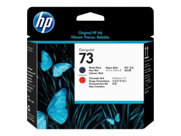 HP CD949A Tête d’impression originale noir mat et rouge chromatique – 73