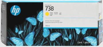 Cartouche d’encre jaune originale HP 676M8A – 738