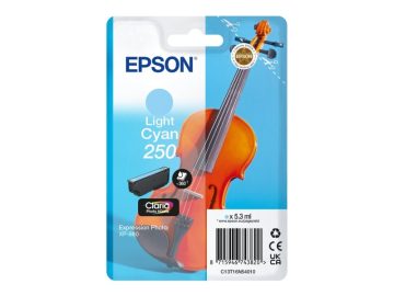 Cartouche d&rsquo;encre originale Epson 250 cyan clair – C13T16N54010