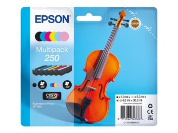 Epson 250 Pack de 6 cartouches d&rsquo;encre originales – C13T16N84010
