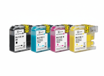 Pack 4 cartouches compatibles Brother LC12E – 4 couleurs