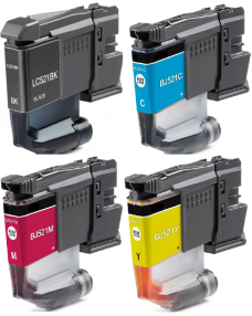 Pack 4 cartouches compatibles Brother Brother LC521XL – LC521VAL – 4 couleurs