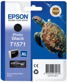 Cartouche d&rsquo;encre photo originale noire Epson T1571 – C13T15714010