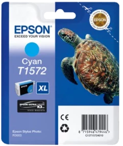 Cartouche d&rsquo;encre cyan originale Epson T1572 – C13T15724010