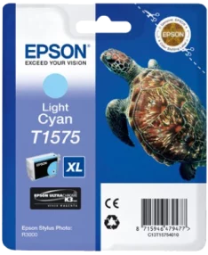 Cartouche d&rsquo;encre cyan clair originale Epson T1575 – C13T15754010