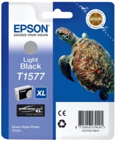 Cartouche d&rsquo;encre noire légère originale Epson T1577 – C13T15774010