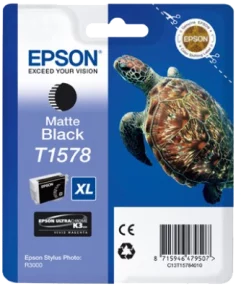 Cartouche d&rsquo;encre originale Epson T1578 noir mat – C13T15784010