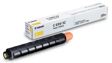 Cartouche de toner jaune originale Canon CEXV52 – 1001C002