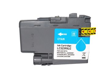 Cartouche compatible Brother LC 3239XLC – Cyan