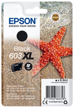 Cartouche originale Epson 603XL - C13T03A14010 - Noire