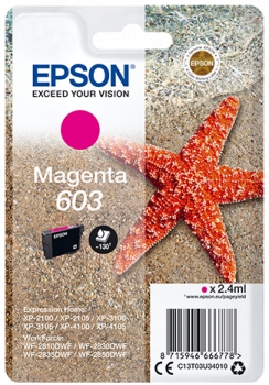 Cartouche d'encre originale Epson 603 Magenta - C13T03U34010