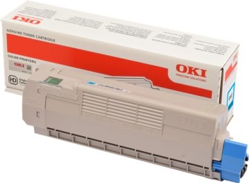 OKI C612 Cartouche de toner cyan originale – 46507507
