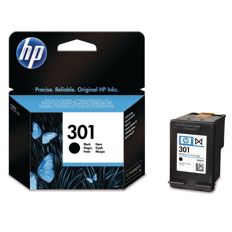 Cartouche noire d'origine HP301 - CH561EE