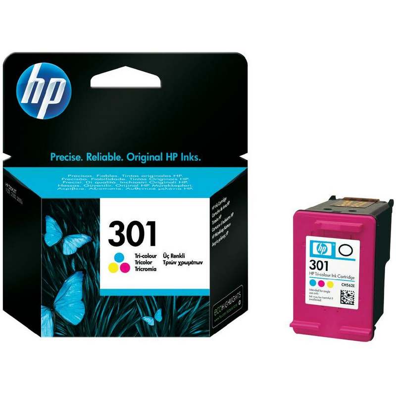Cartouche couleur d'origine HP301 - CH562EE