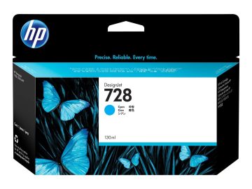 Cartouche d’encre cyan originale HP 728 – F9J67A