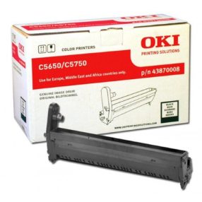 OKI C5650/C5750 Tambour noir original – 43870008 (Tambour)