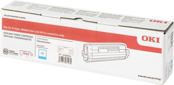 OKI C824/C834/C844 Cartouche de toner original cyan – 47095703