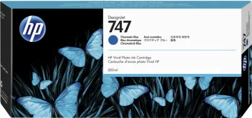 Cartouche d’encre bleue originale HP 747 – P2V85A