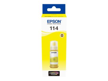 Bouteille d’encre pigmentaire originale Epson 114 jaune – C13T07B440