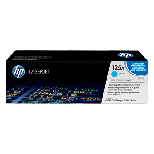 HP CB541A Cartouche de Toner Cyan Originale - 125A