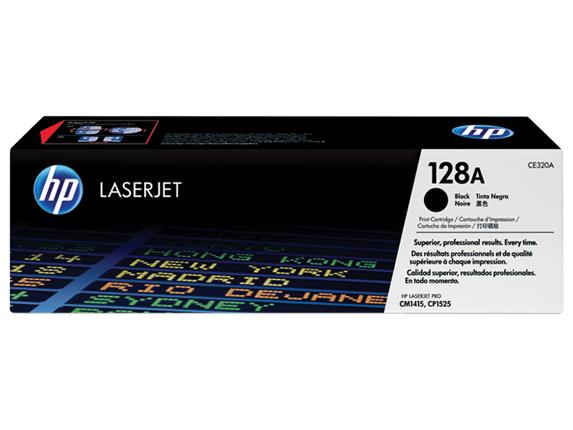 Cartouche de toner original noir HP CE320A - 128A