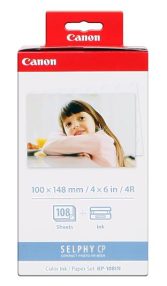 Canon KP-108IN Value Original Ink Pack – 108 feuilles Papier photo 100×148 mm – 3115B001