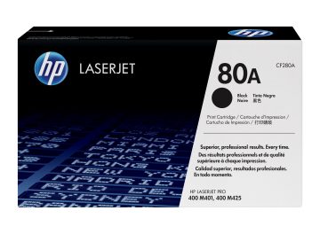 Cartouche de toner original noir HP CF280A – 80A