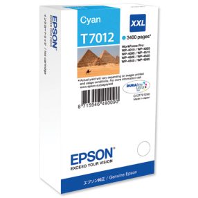 Cartouche d’encre cyan originale Epson T7012 – C13T70124010