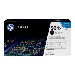 Cartouche de toner original noir HP CE250X – 504X