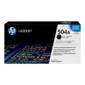 Cartouche de toner original noir HP CE250A – 504A