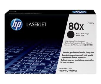 Cartouche de toner original noir HP CF280X – 80X