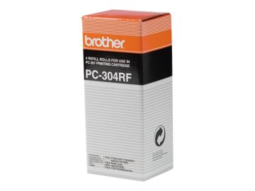 Brother PC304RF Pack de 4 rouleaux de transfert thermique originaux