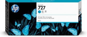Cartouche d’encre cyan originale HP F9J76A – 727