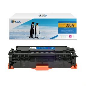 Toner Premium marque G&G compatible HP CE413A / 305A – Magenta