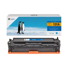 Toner Premium marque G&G compatible HP CF211A / 131A – Cyan