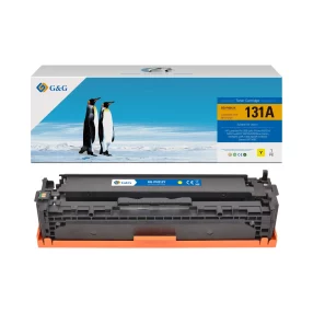 Toner Premium marque G&G compatible HP CF212A / 131A – Jaune