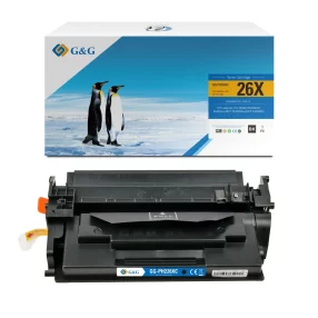 Toner Premium marque G&G compatible HP CF226X – 26X – Noir