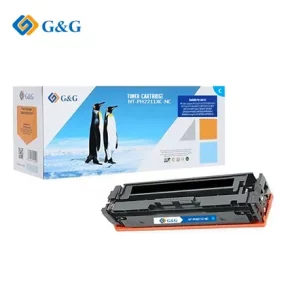 Toner Premium marque G&G compatible G&G HP W2211X / W2211A – 207X / 207A – Cyan (avec puce d&rsquo;origine sans niveau d&rsquo;encre)