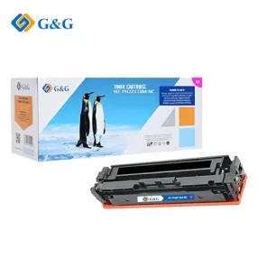 Toner Premium marque G&G compatible HP W2213X / W2213A – 207X / 207A – Magenta (avec puce d&rsquo;origine sans niveau d&rsquo;encre)