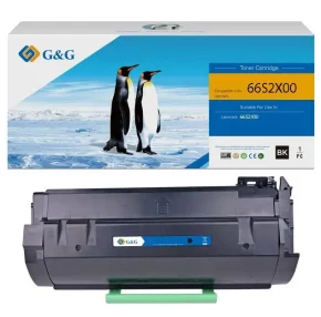 Toner Premium marque G&G compatible Lexmark 66S2X00 – Noir