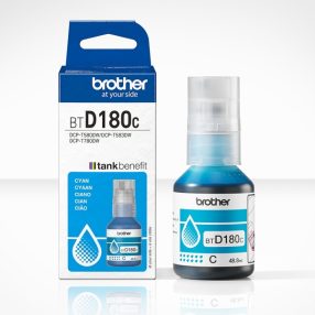 Bouteille d’encre cyan originale Brother BTD180C – BTD180C
