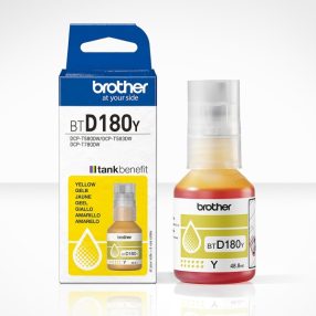 Bouteille d’encre originale jaune BTD180Y de Brother – BTD180Y