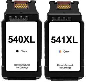 Pack de 2 cartouches compatibles Canon PG-540XL noire + Canon CL-541XL couleur