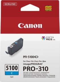Cartouche d’encre cyan originale Canon PFI5100 – PFI5100C/6953C001