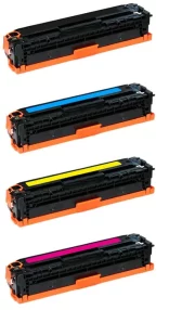 Pack de 4 toners compatibles HP CB540A + CB541A + CB542A + CB543A – 4 couleurs