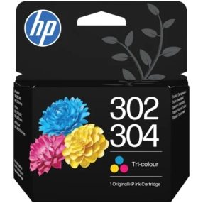 Cartouche d&rsquo;encre originale HP 302/304 couleur – B7RT6AE/F6U65AE/N9K05AE