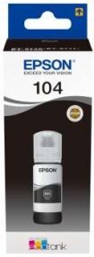 Bouteille d’encre d’origine Epson 104 / C13T00P140 – Noire