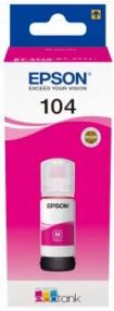 Bouteille d’encre d’origine Epson 104 / C13T00P340 – Magenta