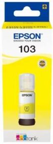 Bouteille d’encre d’origine Epson 103 / C13T00S44A10 – Jaune
