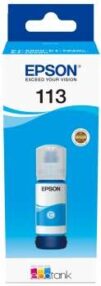 Bouteille d’encre d’origine Epson 113 / C13T06B240 – Cyan